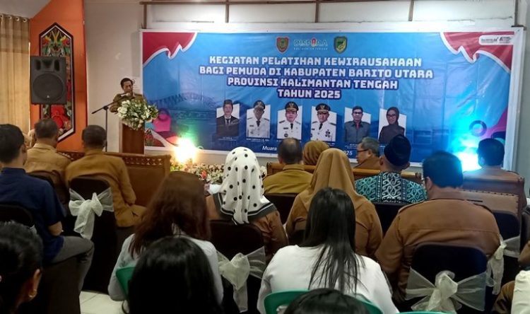 Sekda Buka Pelatihan Kewirausaan Bagi Pemuda se Kabupaten Barut