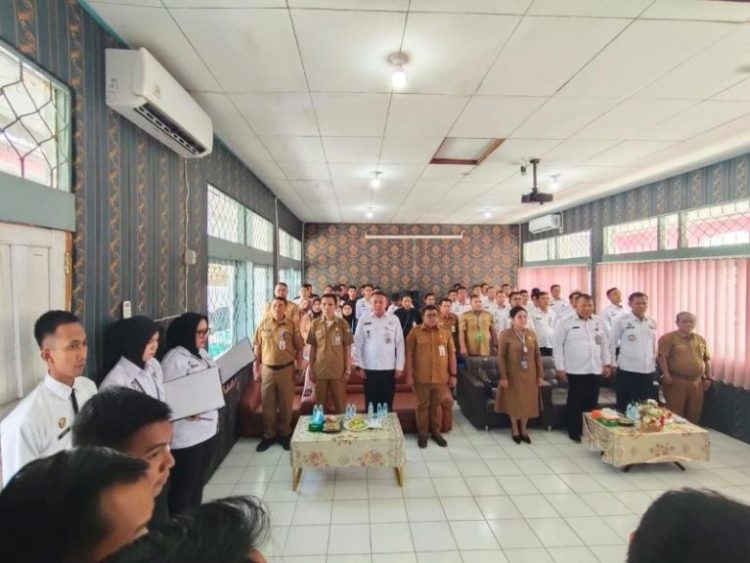 Kadis Disnakertranskop UKM Barut Hadiri Pembukaan Program Rehabilitasi WBP Lapas Muara Teweh
