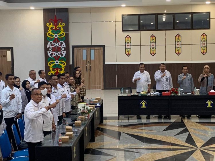 Rutan Kapuas Hadiri Entry Meeting Pemeriksaan Pengelolaan BMN