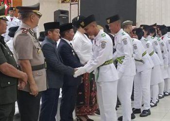Ketua DPRD Mura Hadiri Pelantikan Paskibra Tahun 2025