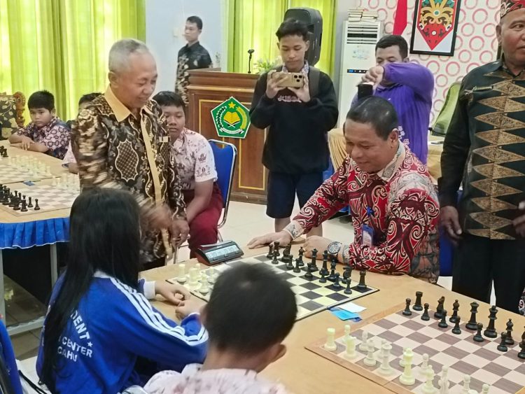 Jaring Bibit Atlet Unggul, Percasi Mura Gelar Turnamen Catur Antar Pelajar