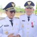 Pemkab Mura Apresiasi Pengibaran Bendera Raksasa di Bawah Jembatan Merdeka
