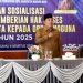 Wabup Mura Buka Sosialisasi Hak Akses Pemanfaatan Data Kependudukan