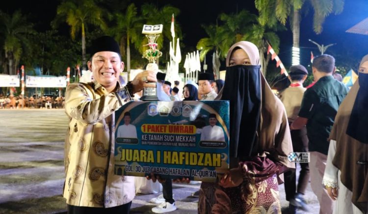 Penutupan STQ Ke-XII Kabupaten Murung Raya Berlangsung Meriah