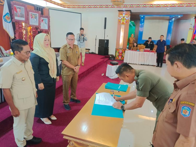 Bupati Murung Raya Pimpin Sertijab Pejabat Pimpinan Tinggi Pratama