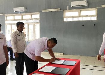 Rutan Kapuas Tandatangani Komitmen Bersama Wujudkan Pemasyarakatan Bersih dan Berintegritas