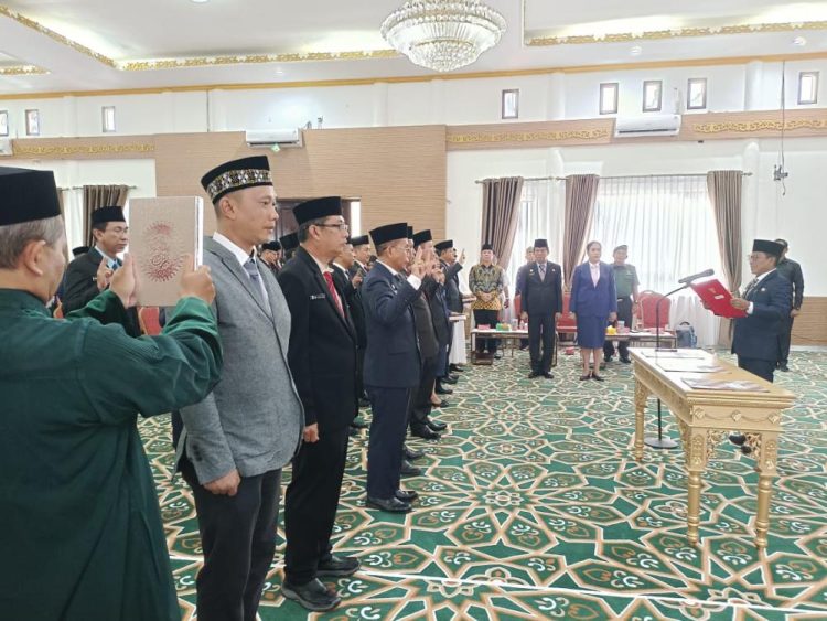 Bupati Mura Lantik 14 Pejabat Pimpinan Tinggi Pratama Eselon II di Lingkup Pemkab Mura