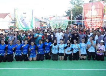 Hadiri Final Voli di Muara Tuhup, Bupati Mura Apresiasi Warga Laung Tahup Jaga Semangat Sportivitas dan Kekompakan Selama Turnamen Berlangsung