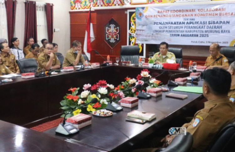 Pemkab Mura Gelar Rakor Pemanfaatan Aplikasi SiSAPAN