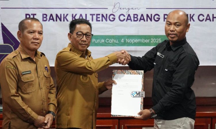 Jalin Kerja Sama Program KHS dan KHMC Antara Pemkab Murung Raya dan Bank Kalteng