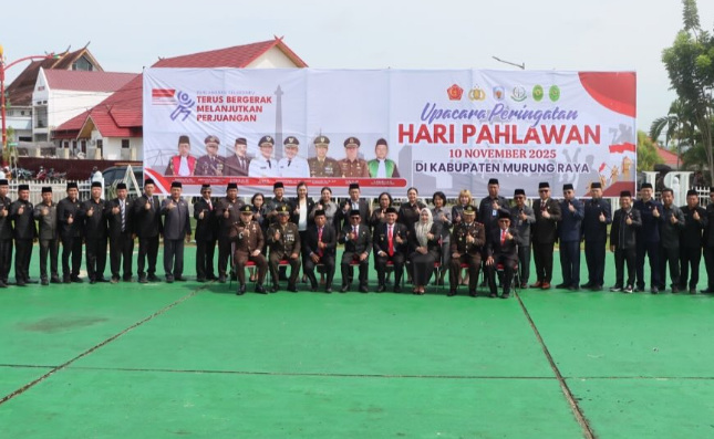 Pemkab Mura Gelar Upacara Peringatan Hari Pahlawan, Momentum Menyatukan Semangat dan Pengabdian