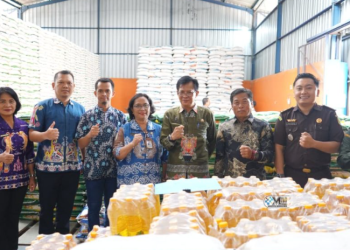 Perkuat Ketahanan Pangan dan Jaga Stabilitas Ekonomi, Pemkab Mura Distribusikan Bantuan Pangan 85,98 Ton Beras dan 17.196 Liter Minyak Goreng