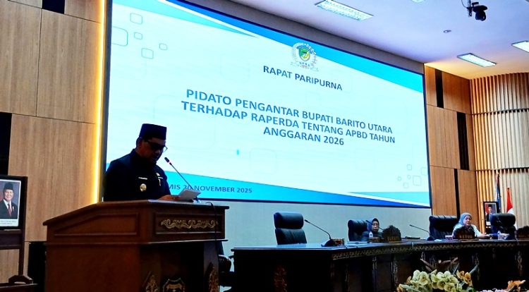 Bupati Barut Sampaikan Raperda APBD TA 2026