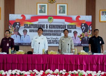 Bupati Barut Kunker ke Kecamatan Montallat Rangkaian Program 100 Hari Kerja