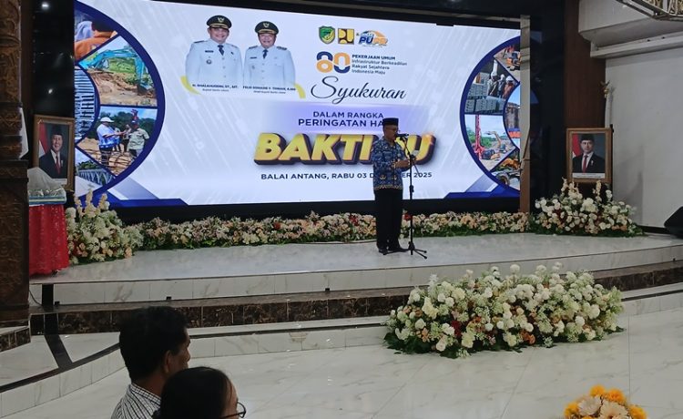 Peringati Hari Bakti PUPR ke-80, Dinas PUPR Barut Gelar Syukuran