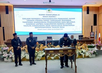 Bupati Sampaikan Pendapat Akhir atas Raperda APBD 2026 pada Rapat Paripurna IV DPRD