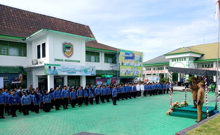 Peringatan HKN ke 62 Berlangsung Khidmat, Bupati Sampaikan Pesan dari Menteri Kesehatan RI