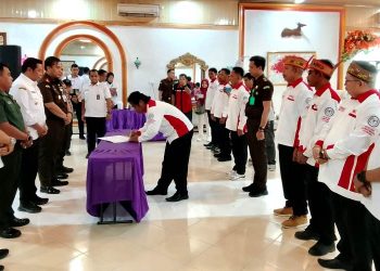 Pemkab Barut Hadiri MoU Program Jaksa Garda Desa