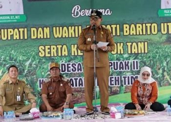Resmi Dibuka Kegiatan Tanam Perdana Jagung Hibrida di Teweh Timur