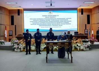 Bupati Sampaikan Pendapat Akhir Raperda APBD 2026