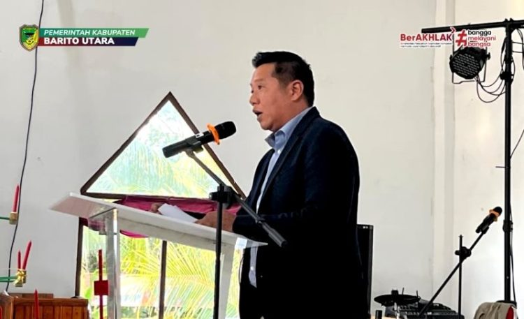 Wakil Bupati Barut Resmikan GSJA Shekinah Kandui