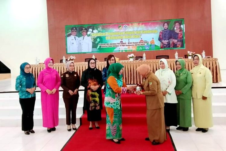 TP PKK Barut Luncurkan Program Donasi Koin dan Gerakan Pilah Sampah