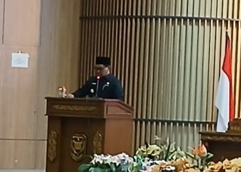 Bupati Berikan Jawaban Pemandangan Umum Fraksi Fraksi Terkait Raperda APBD TA 2026