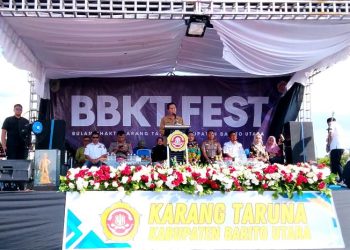 Sekda Barut Buka Kegiatan Kemah Wisata BBKT Tahun 2025