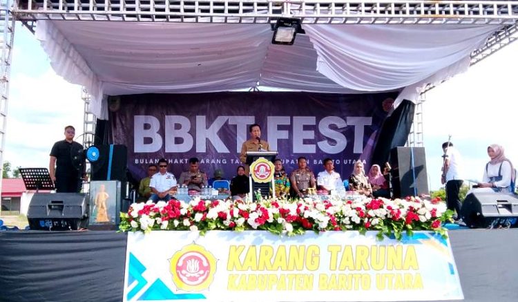 Sekda Barut Buka Kegiatan Kemah Wisata BBKT Tahun 2025