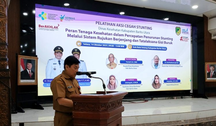 Staf Ahli Bupati Resmi Buka Pelatihan Aksi Cegah Stunting