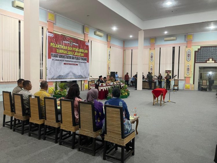 Bupati Saiful Lantik 39 Pejabat Administrator Dan Pejabat Pengawas Katingan