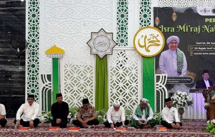 Bupati Shalahuddin Hadiri Isra Mi’raj 1447 H, Tekankan Pentingnya Sholat Lima Waktu