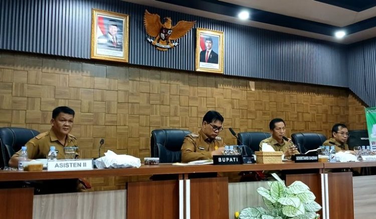 Bupati Barut Minta Perangkat Daerah Manfaatkan Agenda Nasional, Guna Perkuat Koordinasi dengan Kementerian