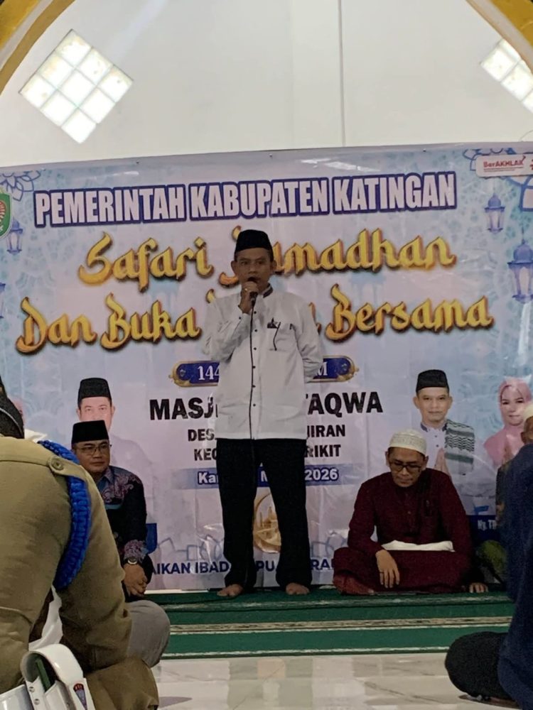 Wabup Firdaus, Safari Ramadhan Zona Tengah Masjid Taqwa Marikit