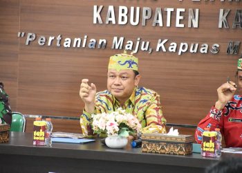 Pemkab Kapuas Laksanakan Rapat Koordinasi Dan Verifikasi Tumpang Tindih Lokasi Program Cetak Sawah Rakyat