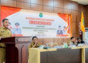 Wabup Resmi Buka kegiatan Musrenbang Tingkat Kecamatan Selat