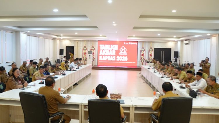 Sekda Kapuas Hadiri Rapat Persiapan Kapuas Tabligh Akbar dalam rangka memperingati Hari Jadi Kota Kuala Kapuas ke-220