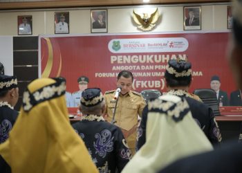 Pemkab Kapuas Hadiri Acara Pengukuhan Pengurus Forum Kerukunan Umat Beragama (FKUB) Kabupaten Kapuas periode 2026–2030