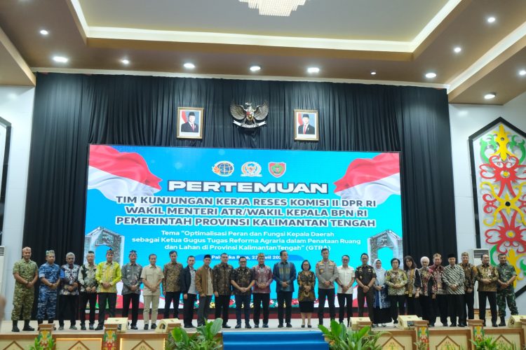 Wabup Kapuas Hadiri Reses Komisi II DPR RI bersama Wamen ATR/BPN RI, Perkuat Sinergi antara Pemerintah Pusat dan Daerah