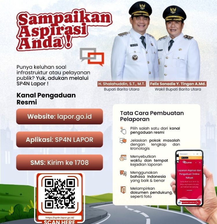 Kadis Kominfosandi Barut Ajak Masyarakat Untuk Aktif Menggunakan SP4N LAPOR Sebagai Sarana Aspirasi