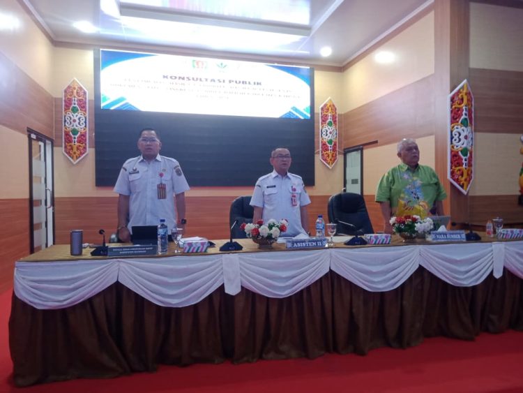 Asisten II Buka Konsultasi Publik SLHD Katingan 2026