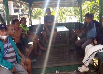 Dinas PUPR Barito Utara Tinjau Lokasi Pembangunan Poskamling