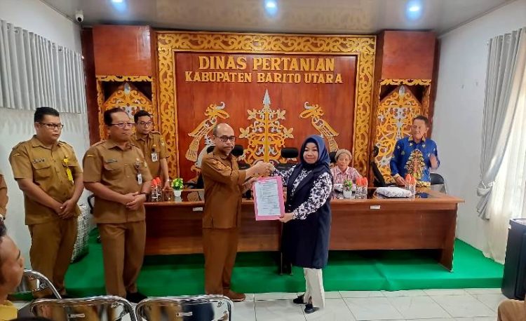 Distan Barito Utara Lepas Tiga ASN Purna Tugas