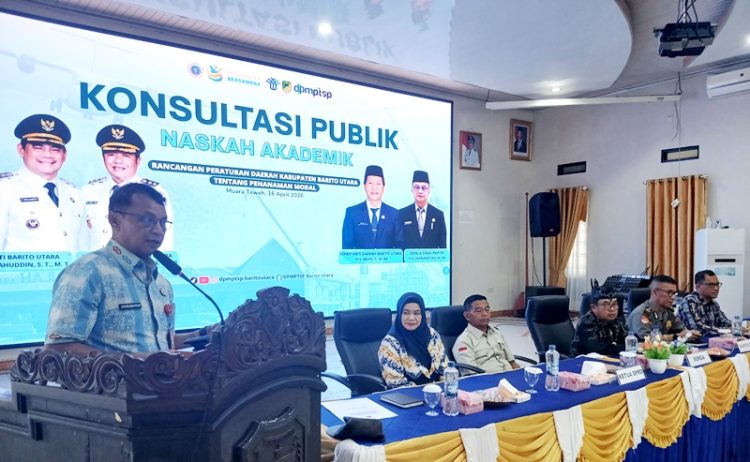 100 Peserta Ikuti Kegiatan Konsultasi Publik I Raperda Penanaman Modal Kabupaten Barito Utara