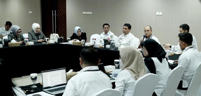 Bupati H Shalahuddin Hadiri Rakor Pemantauan dan Evaluasi Perbaikan Tata Kelola Pemerintahan Bersama KPK