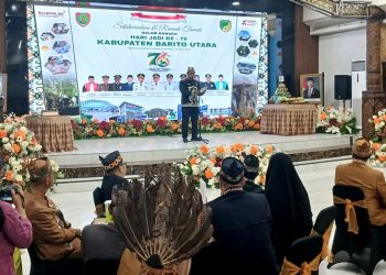 Bupati Tegaskan Kabupaten Barito Utara Sebagai Kabupaten Tertua Di Wilayah Daerah Aliran Sungai Barito