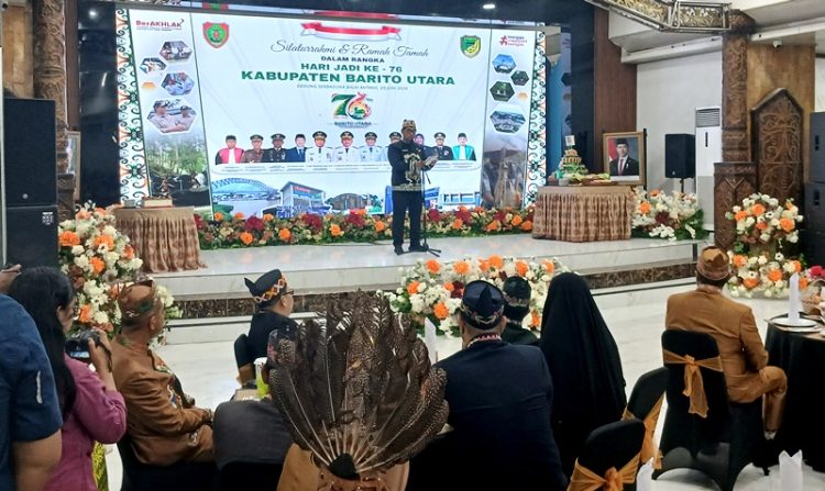 Bupati Tegaskan Kabupaten Barito Utara Sebagai Kabupaten Tertua Di Wilayah Daerah Aliran Sungai Barito