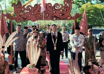 Ketua Dewan Kapuas Sambut Kedatangan Kapolres Kapuas Yang Baru