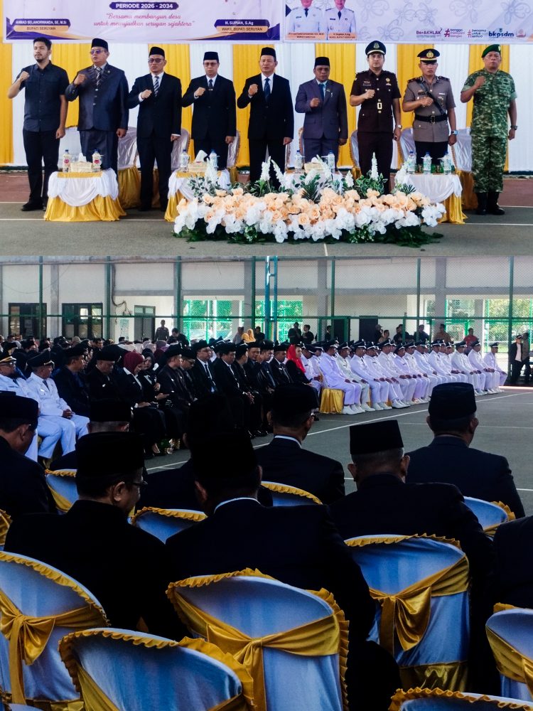 Bupati Seruyan Lantik Pejabat Struktural, PNS, dan Kepala Desa Tahun 2026 : Dorong Sinergi Kuat Dalam Membangun Desa dan Daerah