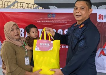 Semarakkan HUT RI ke 81, Rutan Kelas IIB Kapuas Gelar Bakti Sosial